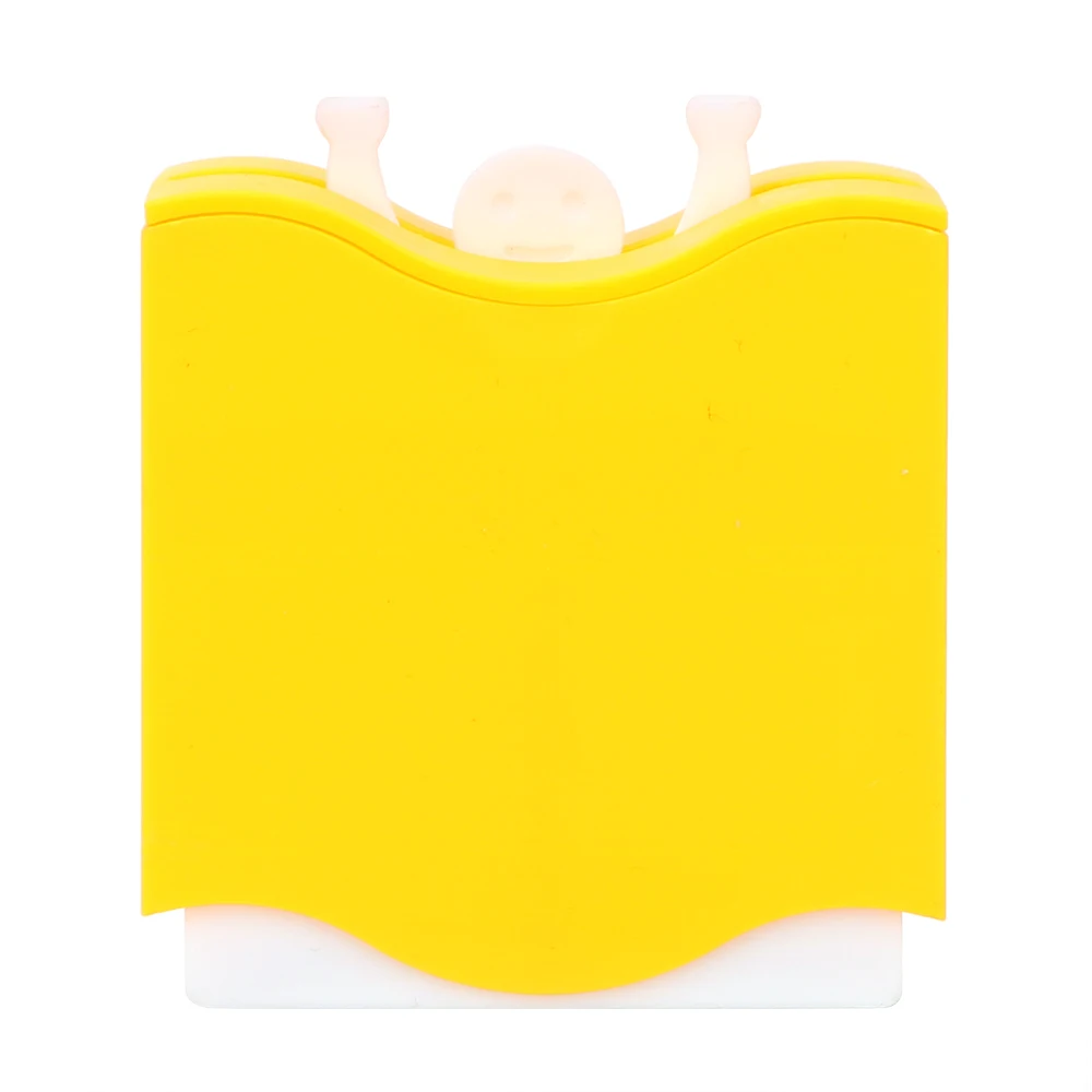 Автоматическая Подставка Для Зубочисток зуб палочки Органайзер милый вес атлет гаджеты аксессуары для дома - Цвет: Цвет: желтый