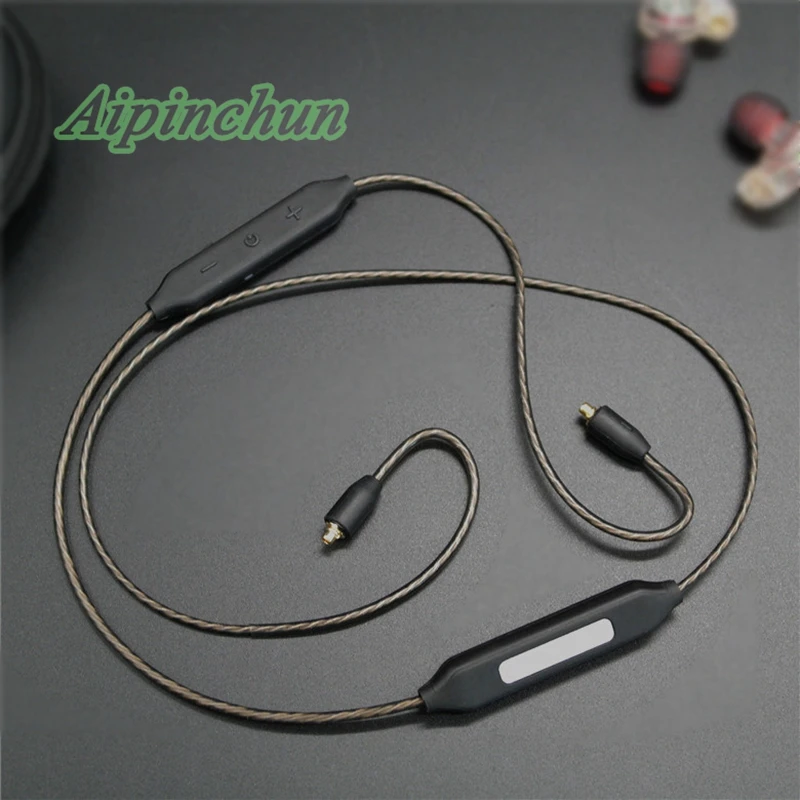 

Aipinchun MMCX Headphones APTX Cable APT-x Wireless Bluetooth 4.1 for Shure SE215 SE315 SE535 SE846 SE425 for Westone W60 W50