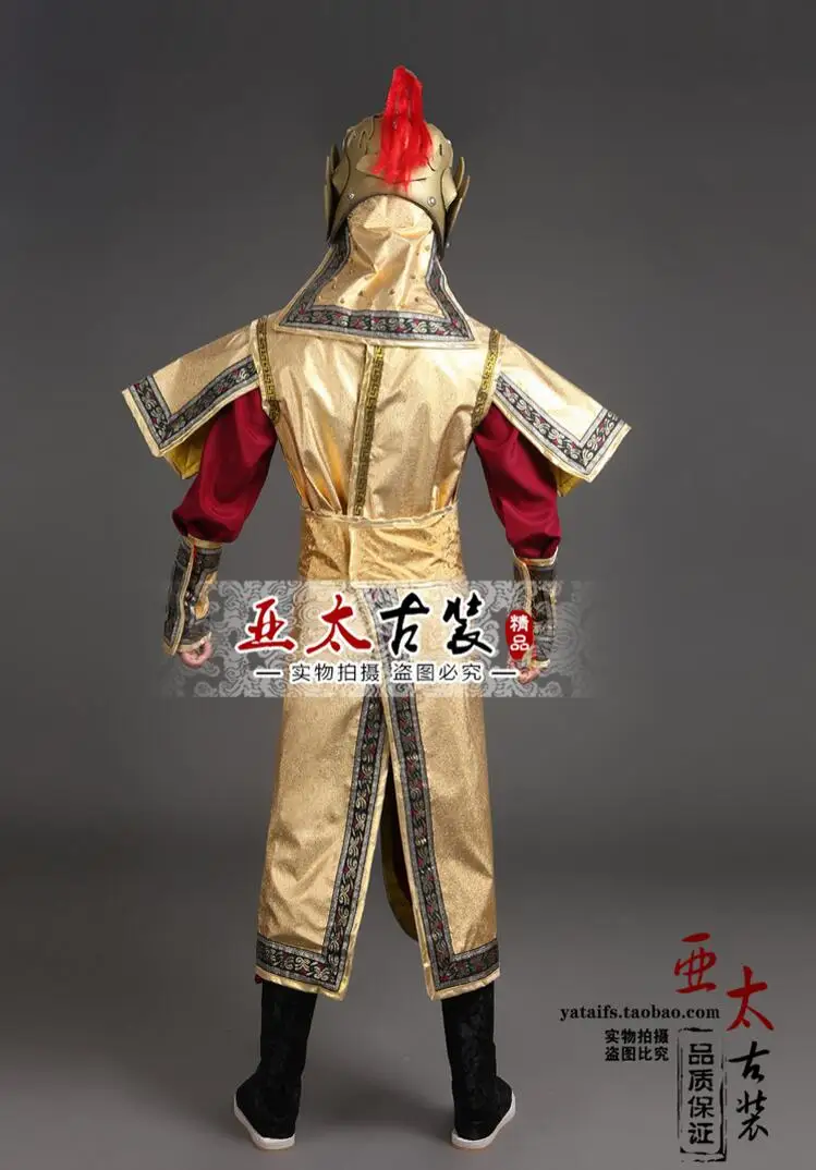 Древняя китайская генералов костюм Генеральный Броня костюм древних для взрослых солдат Броня фильм телевидения трех генералов Броня