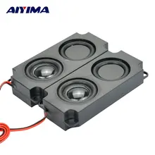 AIYIMA 2Pcs Audio Portable Speakers 10045 LED TV Speaker 8Ohm 5W Double Diaphragm Bass Computer Speaker DIY For Home Theater