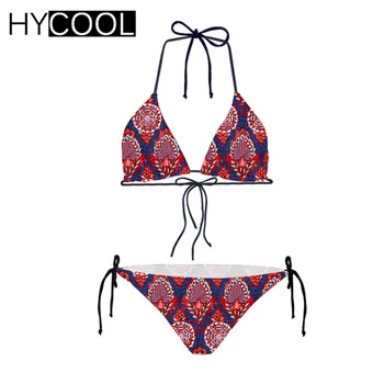 

HYCOOL 2019 Swimsuit Women Biquini African Style Bikinis 2018 Woman Push Up Swimsuit Sexy Swimwear Female Bathing Suit Beachwear