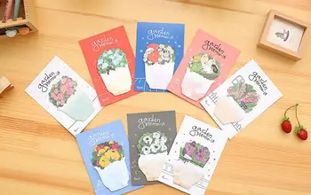 

Creative flower pot office Memo Pad 15pcs free shipping
