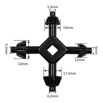 

4 in 1 multi-function hand drill key drill chuck wrench combination grip star handle tool