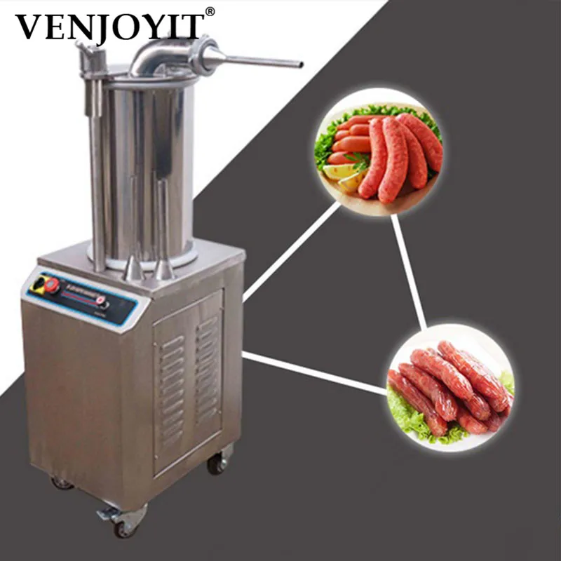 Commercial Sausage Stuffer Automatic Sausage Filler Stainless Steel Hydraulic Pressure Electric