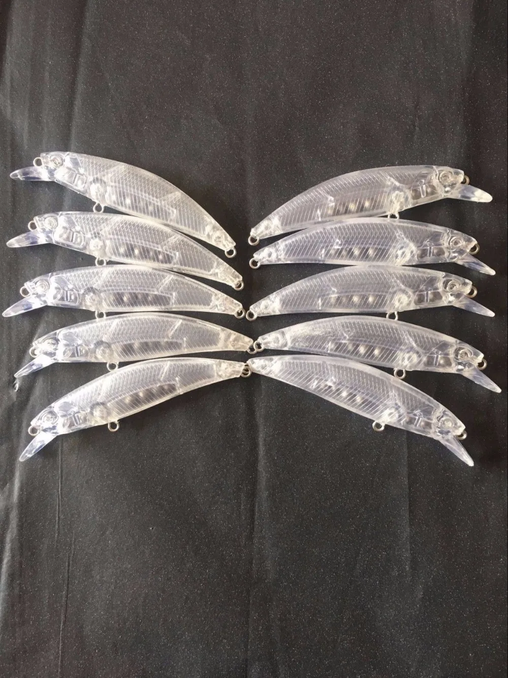 

10pcs Unpainted Popperbait Fishing Lure Body 2 2/3 Inch 1/8 OZ Blank lures JSE277