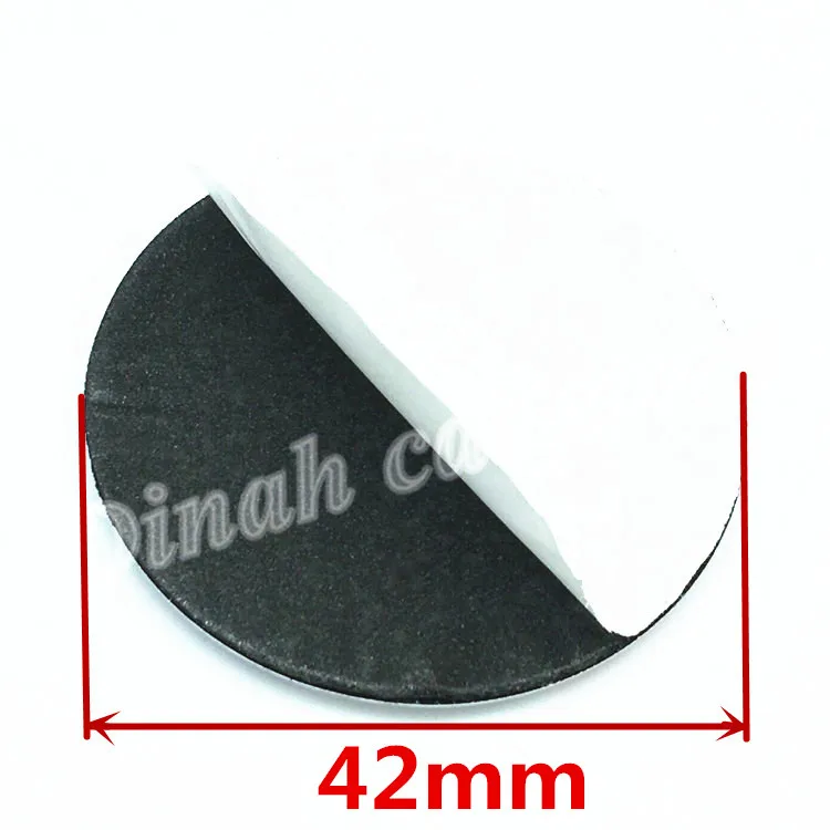 

42mm Black Silver SKD 3D Auto Car Steering Wheel Logo Sticker Badge Emblem Auto Accessories Car Styling