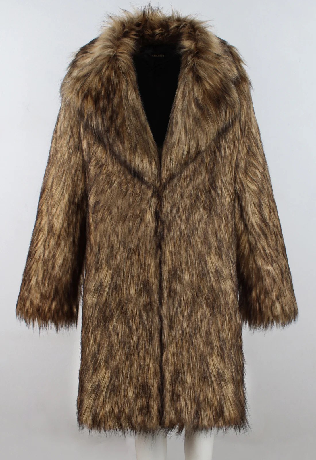 Мужское меховое пальто, зимняя теплая верхняя одежда, пальто из искусственного меха, Мужская парка в стиле панк, куртки Hombre, толстое кожаное пальто из натурального меха, брендовая одежда
