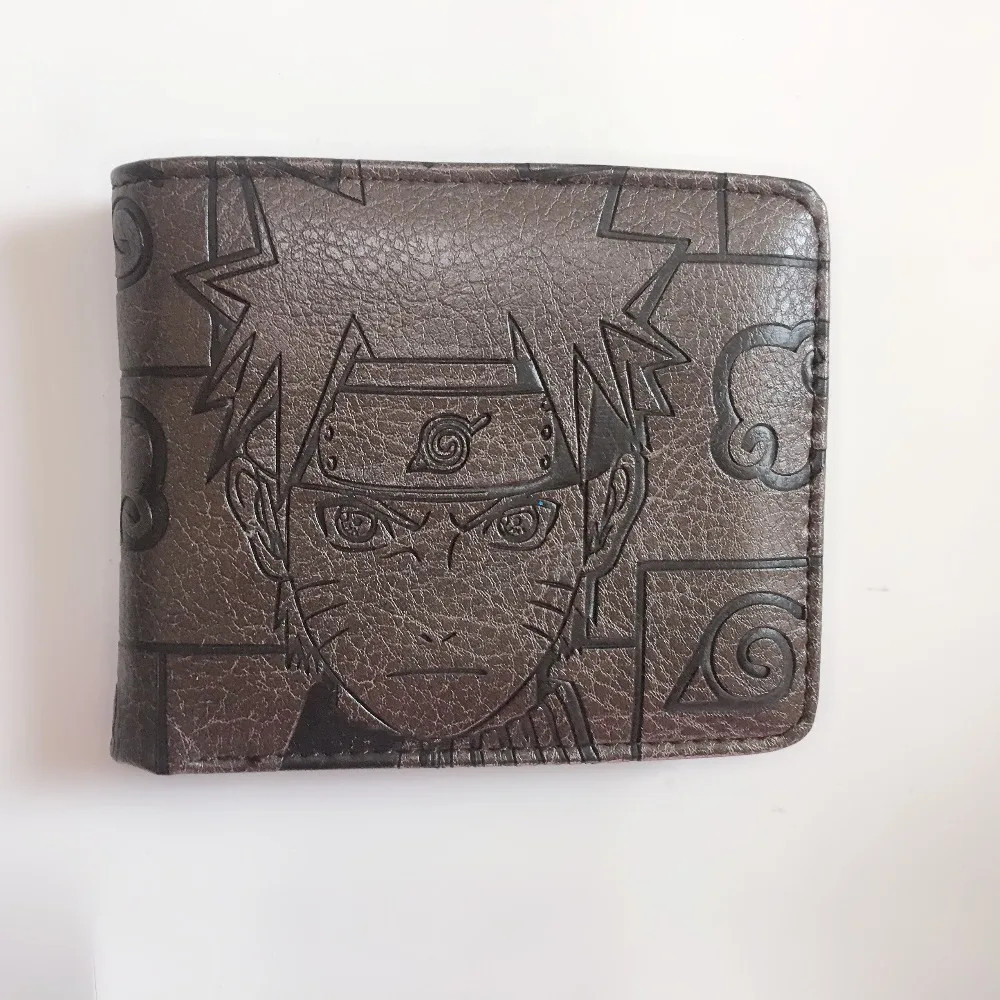 

Anime wallet Naruto Black Cartoon Short wallet Card Holder Coin purse Handbags W1264Y