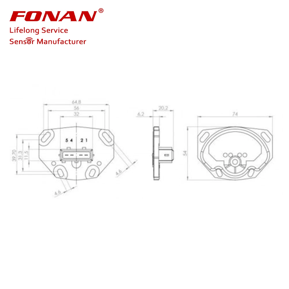 TPS Throttle Position Sensor For FIAT TIPO 1.6ie 1992 PEUGEOT 106 1.0 1994-1996 VW Volkswagen GOLF GL 1.8 MONOPONTO 1996