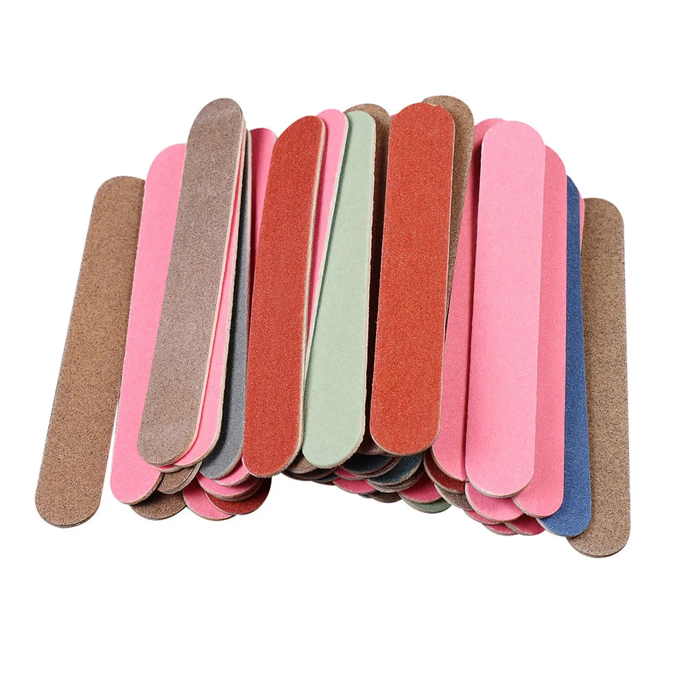 

50PCS Nail Art Sanding Files Buffer Block Manicure Tools Pedicure UV Gel Set Nail Professional Nail File Drop Shipping Apr18