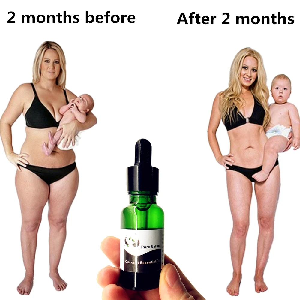 

Face Slimming Beauty Essential Oil Coconut Weight Lose Diets Products Slim Patch Burning Fat Patches Hot Body Shaping Cream 15ml