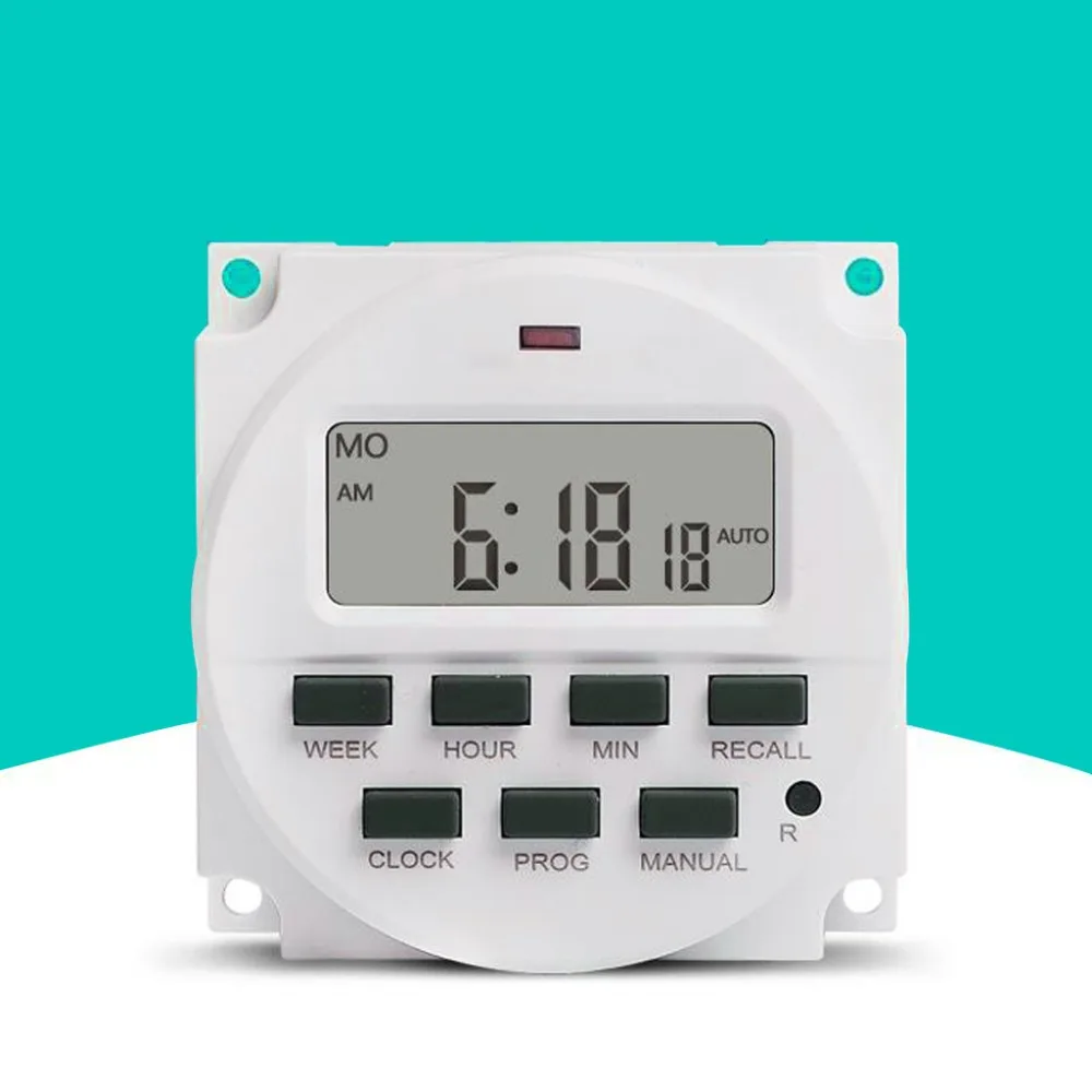 

Digital Timer 12V DC 7 Days Programmable Time Switch 15.98 Inch LCD TM618N-4 Measurement Tools New 2017