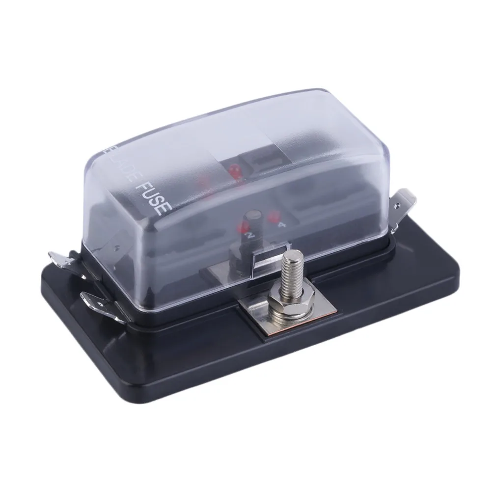 Original 1 x 4 Way Fuse Box 4/6/10 Way Circuit Car Automotive ATC ATO Fuse Box For Middle Size Blade Car styling Free Shipping-in Fuses from Automobiles ...