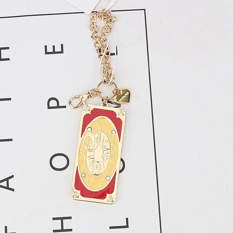 Card captor cardcaptor sakura Клоу карты сумка Шарм брелок для ключей|keyring keychain|keyring charmkeyring bag |