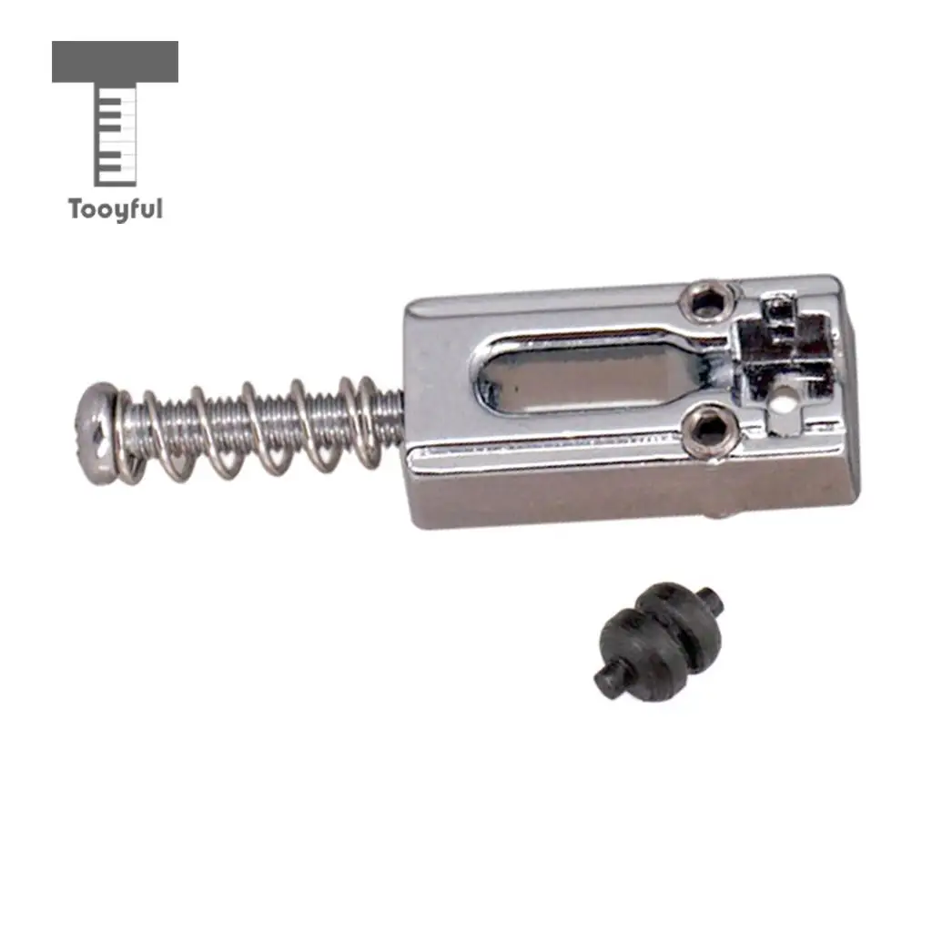Tooyful 6Pcs Vintage Roller Saddle Guitar Bridge String Saddles for Electric Guitar Bridge Parts