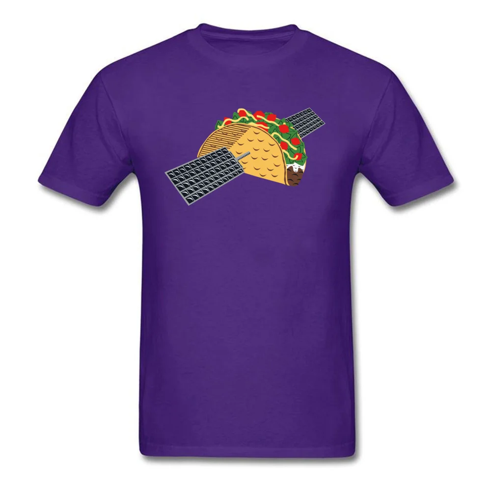 Orbital T.A.C.O. Satellite Short Sleeve Tees O-Neck 100% Cotton Fabric Men T Shirts Fashionable Tops Shirts Classic Orbital T.A.C.O. Satellite purple