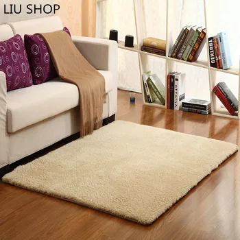 

LIU 9 colors thickening velvet carpet living room coffee table bedroom rug bed blanket rectangular carpet big pad yoga sofa mat