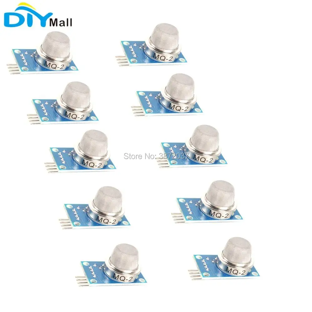 

10pcs/lot MQ-2 MQ2 Gas Sensor Smoke Methane Butane Detection Module for Arduino