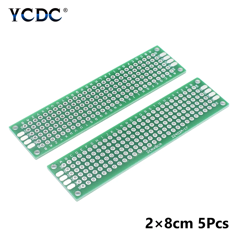 20pcs tinned pcb proto circuit board for electronic diy projects 4 sizes mix very easy to solder components on