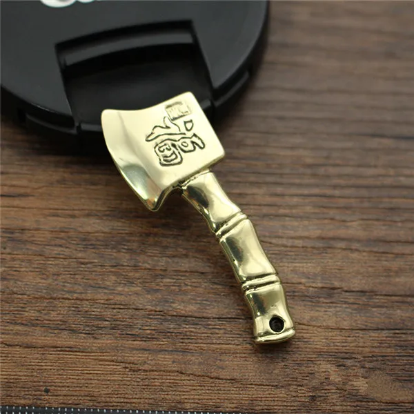 

China Pure brass bamboo axe small pendants