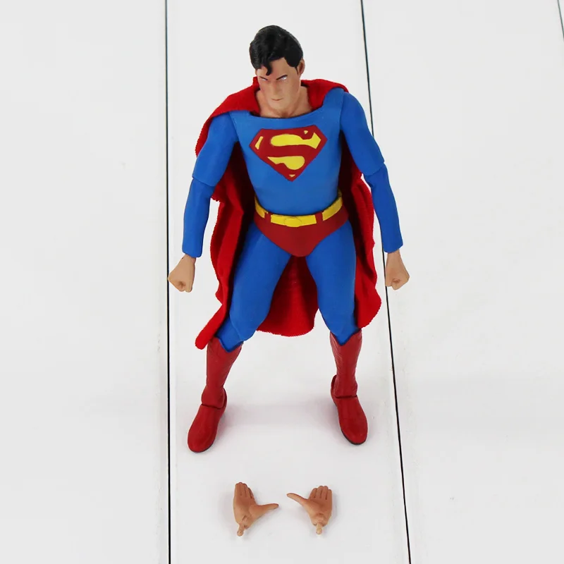 17 см NECA фигурка героя Супермена Бэтмена Джокер с нож для метания оружие классические телевизионные сериалы Коллекционная модель игрушки куклы