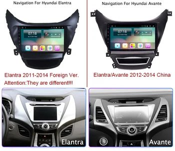 

Android 10 Car radio Super Slim Touch Screen GPS Navigation for Hyundai Elantra 2011 2012 2013 Stereo Multimedia with Bluetooth