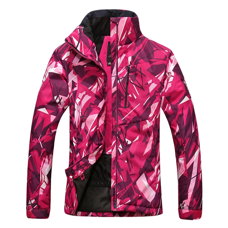 Новая зимняя Лыжная куртка для женщин, водонепроницаемая ветрозащитная Теплая Лыжная куртка, спортивная одежда для мужчин, хлопковое зимнее пальто, лыжная одежда, брендовая одежда