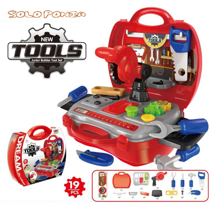 Children Pretend Play Emulational Tool Kit Toy Educational Tool Box Development Education Toys for Children Kids Children Pretend Play Emulational Tool Kit Toy Educational Tool Box Development Education Toys for Children Kids