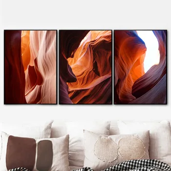 

Grand Canyon Red Rock Wall Art Canvas Painting Nordic Posters And Prints Decoration Wall Pictures For Living Room Salon Club Bar