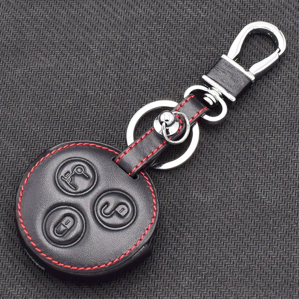 4 Mercedes Benz Smart Fortwo Forfour City leather car key case cover