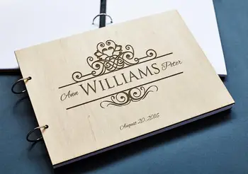

Modern Wedding Guest Book Wooden Wedding Guest Book Wooden Guestbook livre d'or Personalised Guest Book
