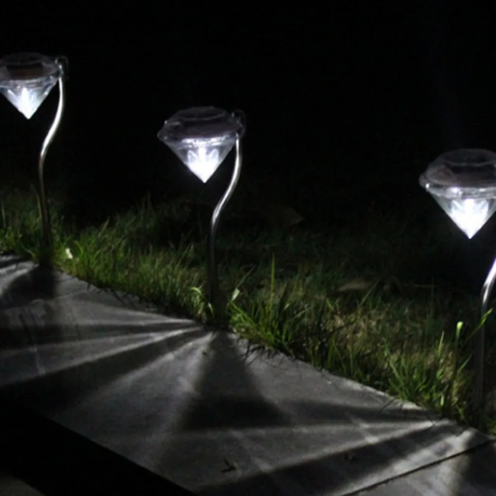 

Outdoor LED Light Lawn Lamp Solar Pathway Landscape Ground Mount Lamp Garden Fence Solar Lamp LED Light