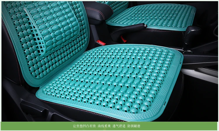 Summer Plastic Breathable Cool Car Chinese knot elements Seat Cushion Auto Minibus Home Chair Cover