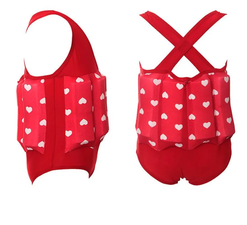 Quick-drying Kids Buoyant Swimsuit Children's Detachable Floating Joint Body Swimsuits Small and Medium Boys and Girls Swimwear04