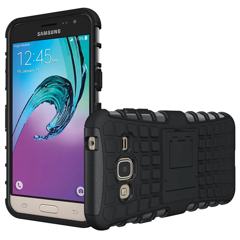 Чехол для телефона Samsung Galaxy J3 2016 J320F J3109 Двухслойный ударопрочный Гибридный