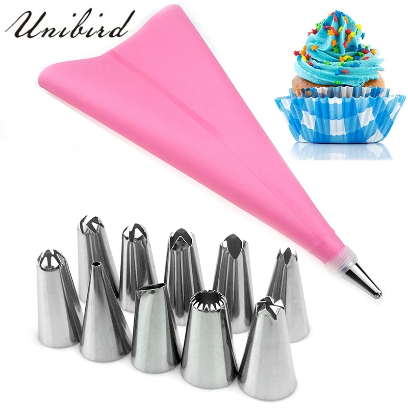 Unibird-Stainless-Steel-Icing-Piping-Nozzles-Pastry-Bags-Stainless-Steel-Cream-Tips-DIY-Cake-Decorator-for