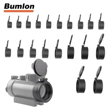 

1 Piece 25.4mm to 53mm Rifle Scope Quick Flip up Cap Lens Cover Spring Protection Caliber Eye Protect Objective Cap HT37-0042