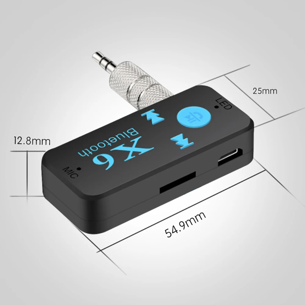 Bluetooth адаптер 3 в 1 Беспроводной 4 0 USB приемник 5 мм AUX аудио разъем стерео TF