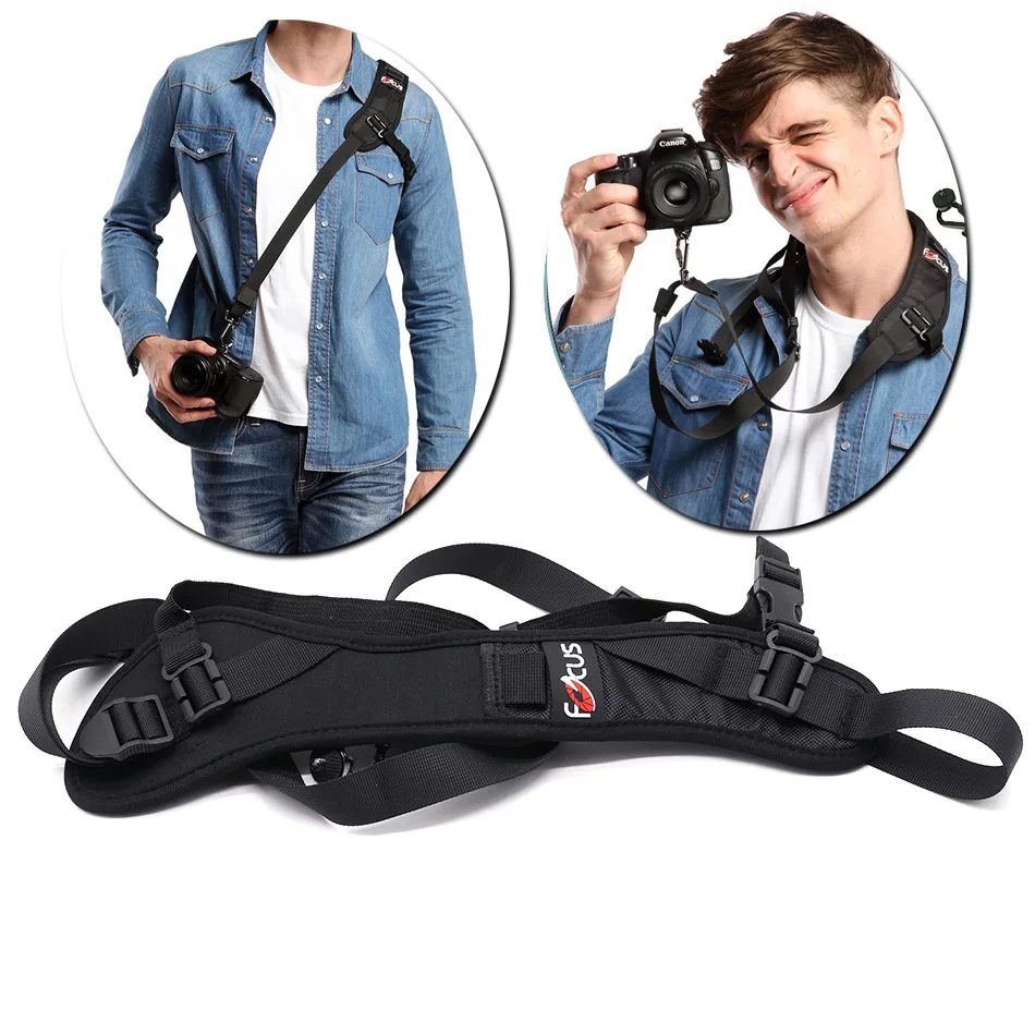 Quick Rapid Single Shoulder Sling Strap Belt for Cannon Pentax Cameras