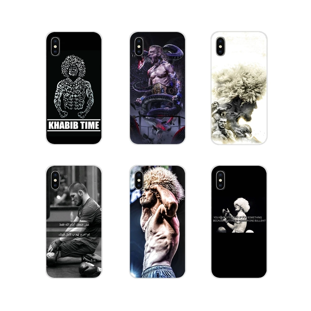 

For Apple iPhone X XR XS MAX 4 4S 5 5S 5C SE 6 6S 7 8 Plus ipod touch 5 6 Accessories Phone Cases Covers khabib nurmagomedov UFC