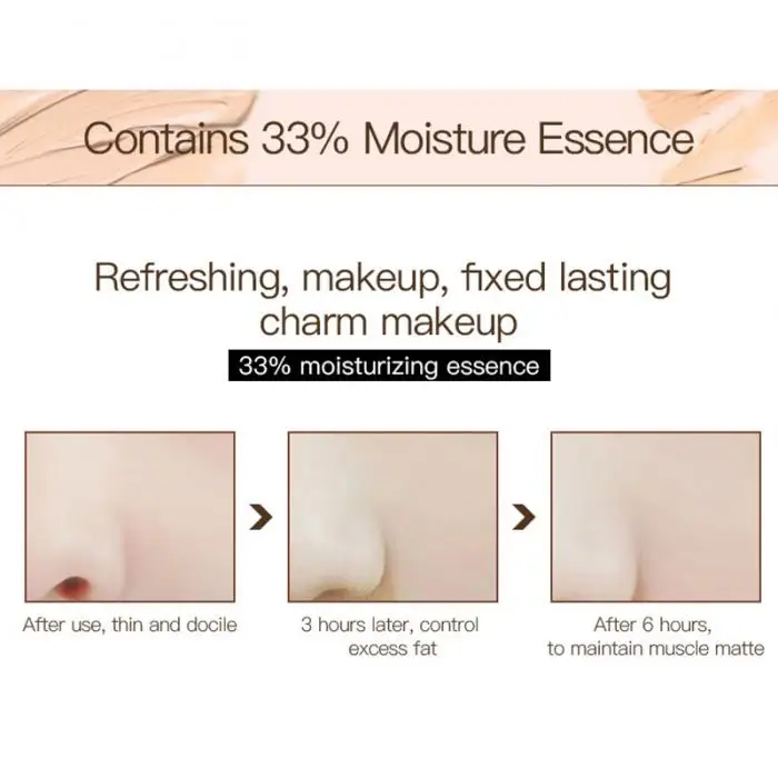 Dropshipping Whitening Milk Cream Foundation Easy to Use Face Moisturizing Concealer SMJ