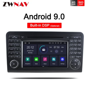 

IPS Android 9.0 CAR DVD player For Mercedes Benz GL ML CLASS W164 ML350 ML500 X164 GL320 2005-2012 GPS navigation stereo radio