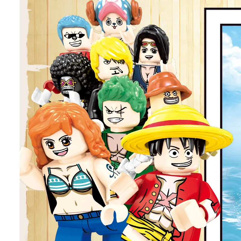SY6297 Солнечный Пиратский корабль Luffy Lepinblocks Techinc Ideas фигурка Playmobil Строительные