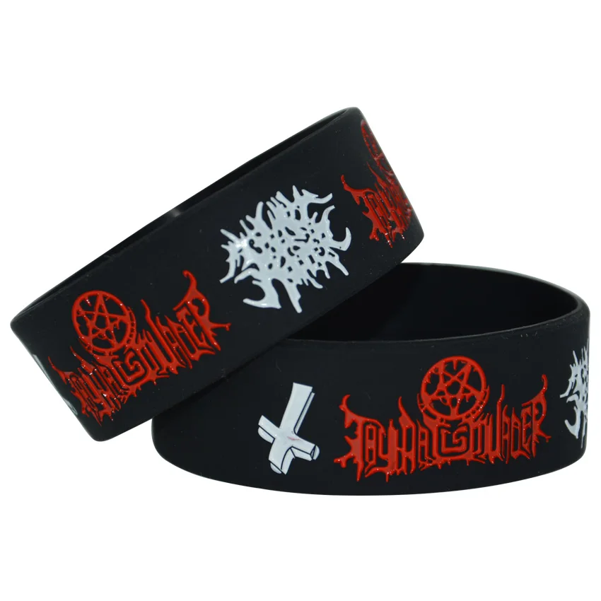 

25pcs/lot 1'' Wide Bracelet Band THY Art is Murder Silicone Wristband