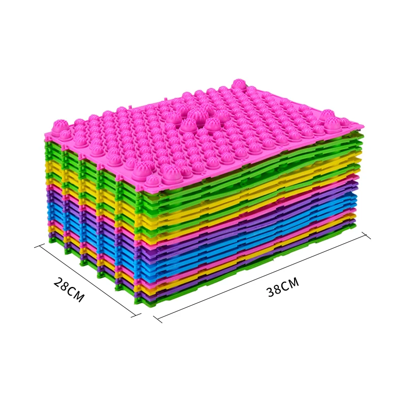 Прочный рефлекторный массаж ног коврик расслабляющий стресс для тела Успокаивающий Усталость пальцевая доска коврик стимуляция кожи массажер