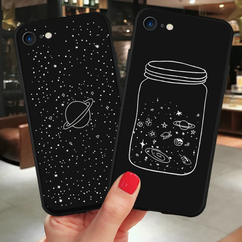 

Case For iPhone 7 8 Plus 6S Plus 5S SE Cover Cartoon Plant Utra Thin Patterned Matte Case For iPhone 7 8 XR XS Max Phone Coques