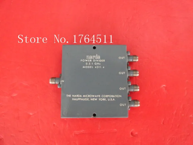 

[BELLA] Narda 4311-4 0.5-1GHz a four supply divider SMA