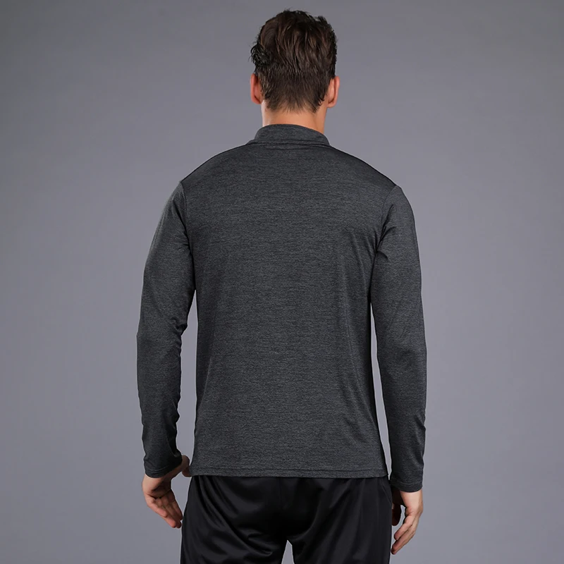 Running Long Shirts Men Quick Dry Workout Compression Sports Gym Exercises 2018 Outdoor Mountaineer Training Shirts Hot Man