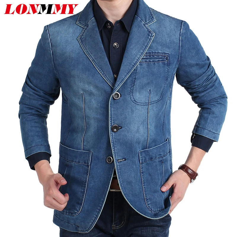 Denim Blazer Men - Compra lotes baratos de Denim Blazer