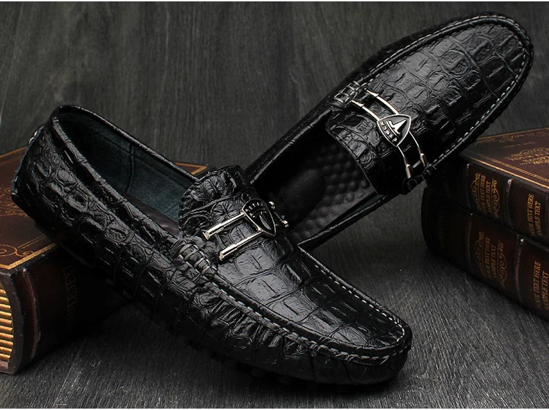 NORTHMARCH обувь Для мужчин из натуральной кожи; модная брендовая Для мужчин s лоферы из натуральной кожи без застежек на Мужская обувь дышащая непромокаемая обувь, мокасины Homme